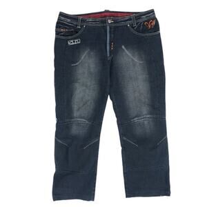 LINDSTRANDS Blue Motorbike Jeans size XL Mens Riding Touring Reinforced 38